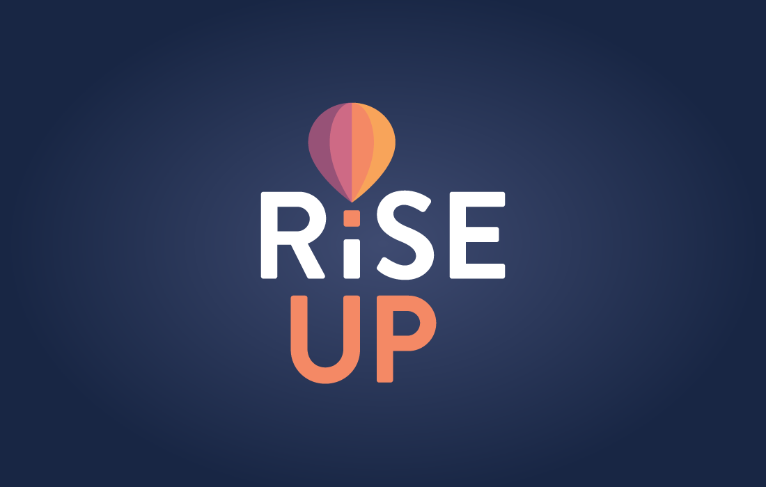 Rise Up Foundation - Logo On Dark