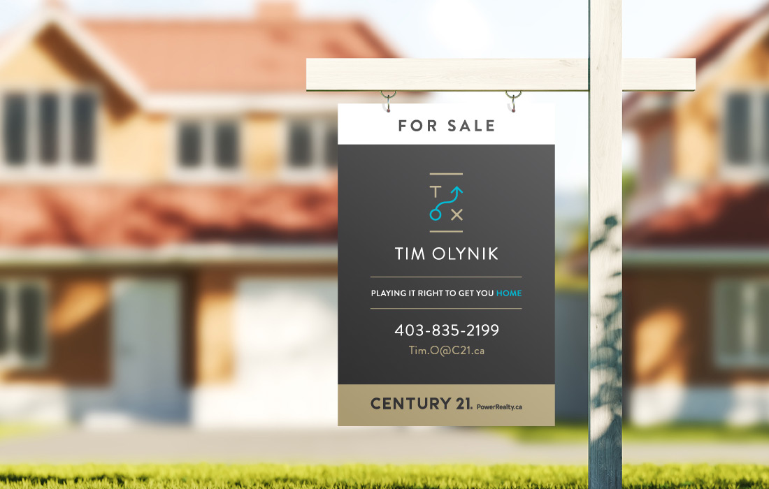 Tim Olynik Real Estate - For Sale Sign