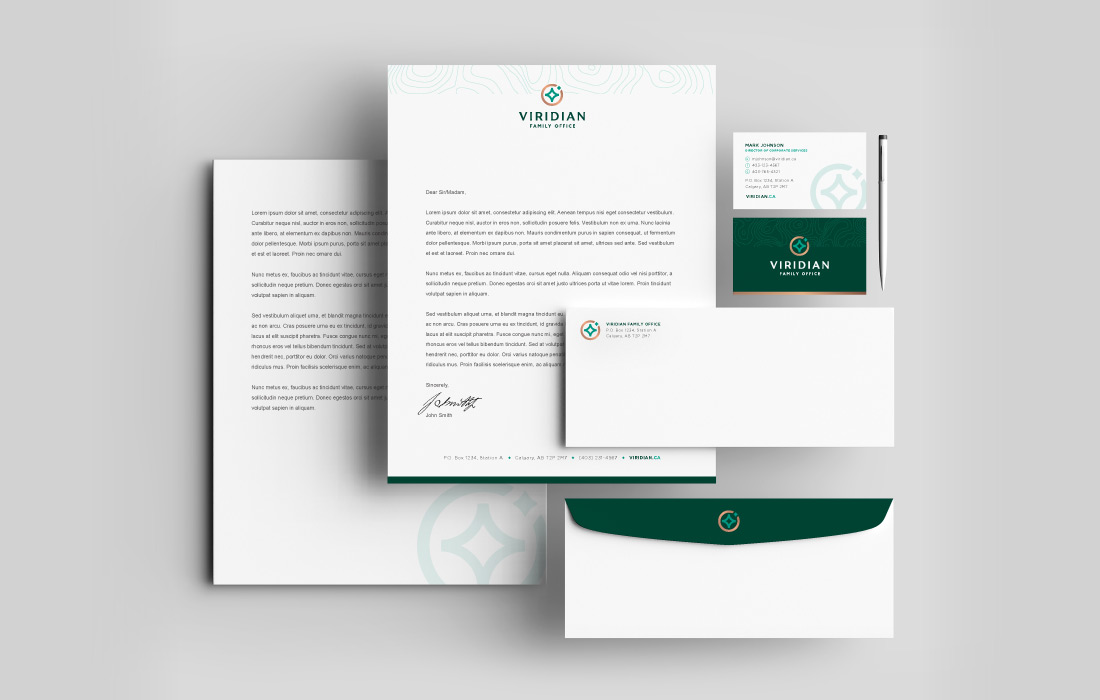 Viridian Family Office - Stationery